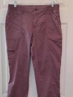 Women's Mauve Cargo Pants
